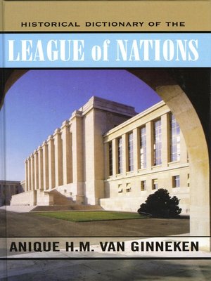 cover image of Historical Dictionary of the League of Nations